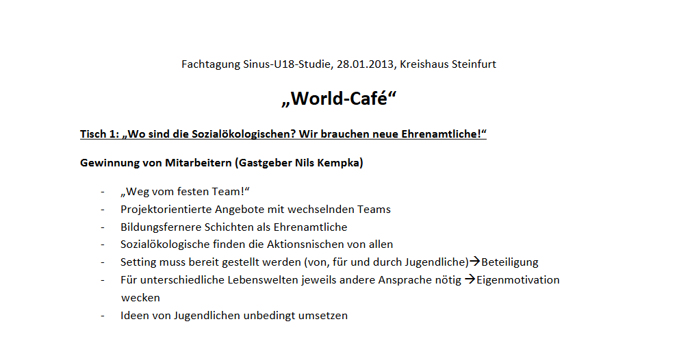 world cafe